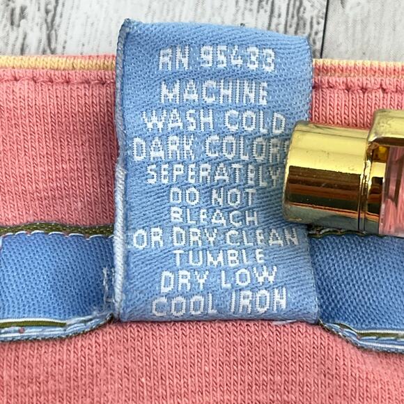 Horny Toad Cropped 3/4 Sleeve Striped Cotton Knit Preppy Plain Shirt Small - Picture 6 of 8